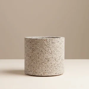 Maceta Cemento con Textura 