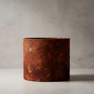 Maceta Metal Oxidado 