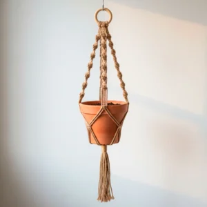 Maceta Colgante Macramé 